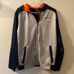 NFL Denver Broncos youth zip up hoodie size XL (18/20)